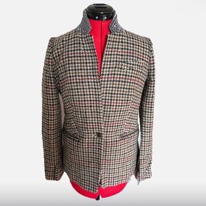 Embellished Houndstooth Blazer